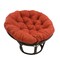 44-inch Solid Micro Suede Papasan Cushion (Fits 42-inch Papasan Frame) - Cardinal Red